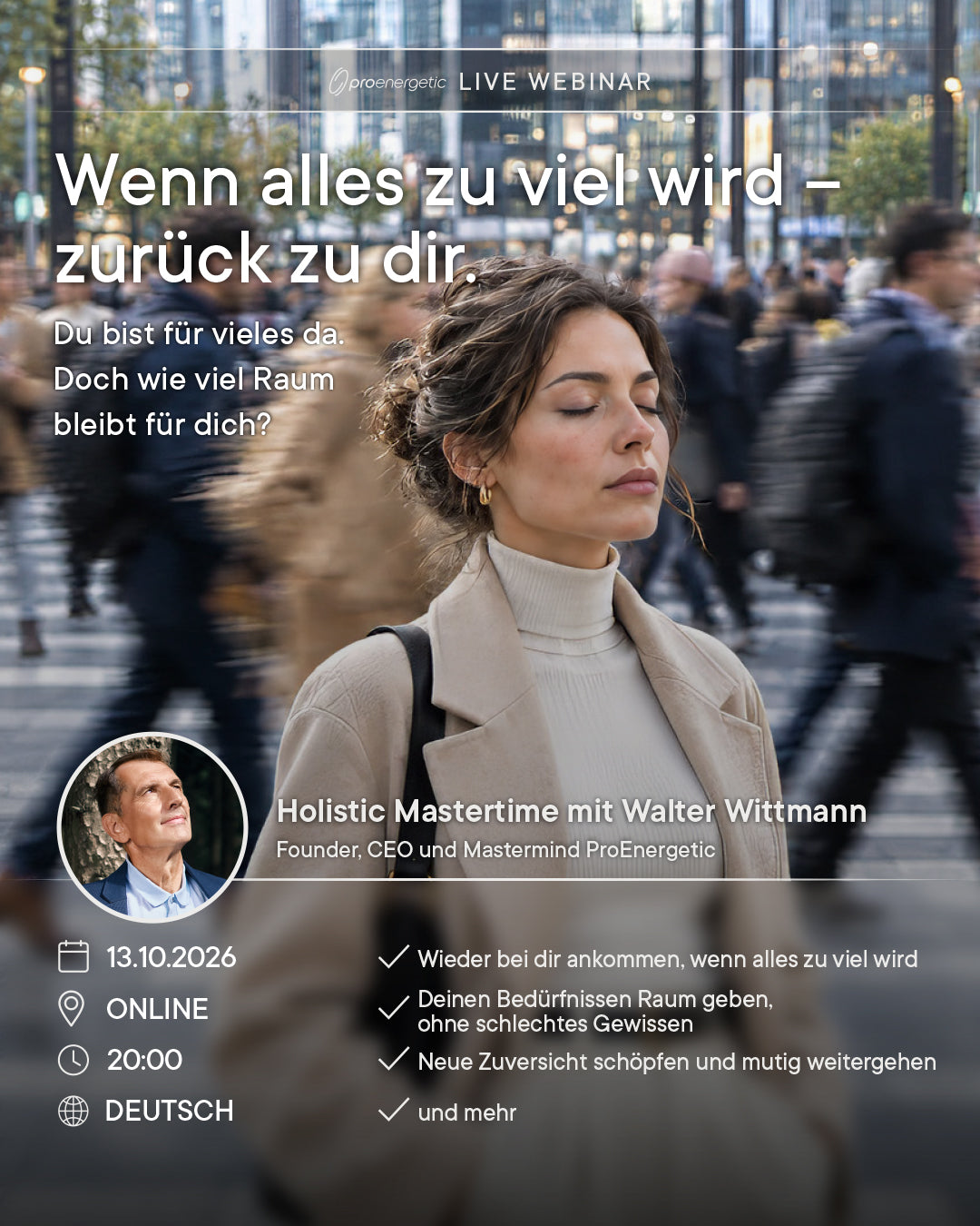 Wenn alles zu viel wird - zurück zu dir.