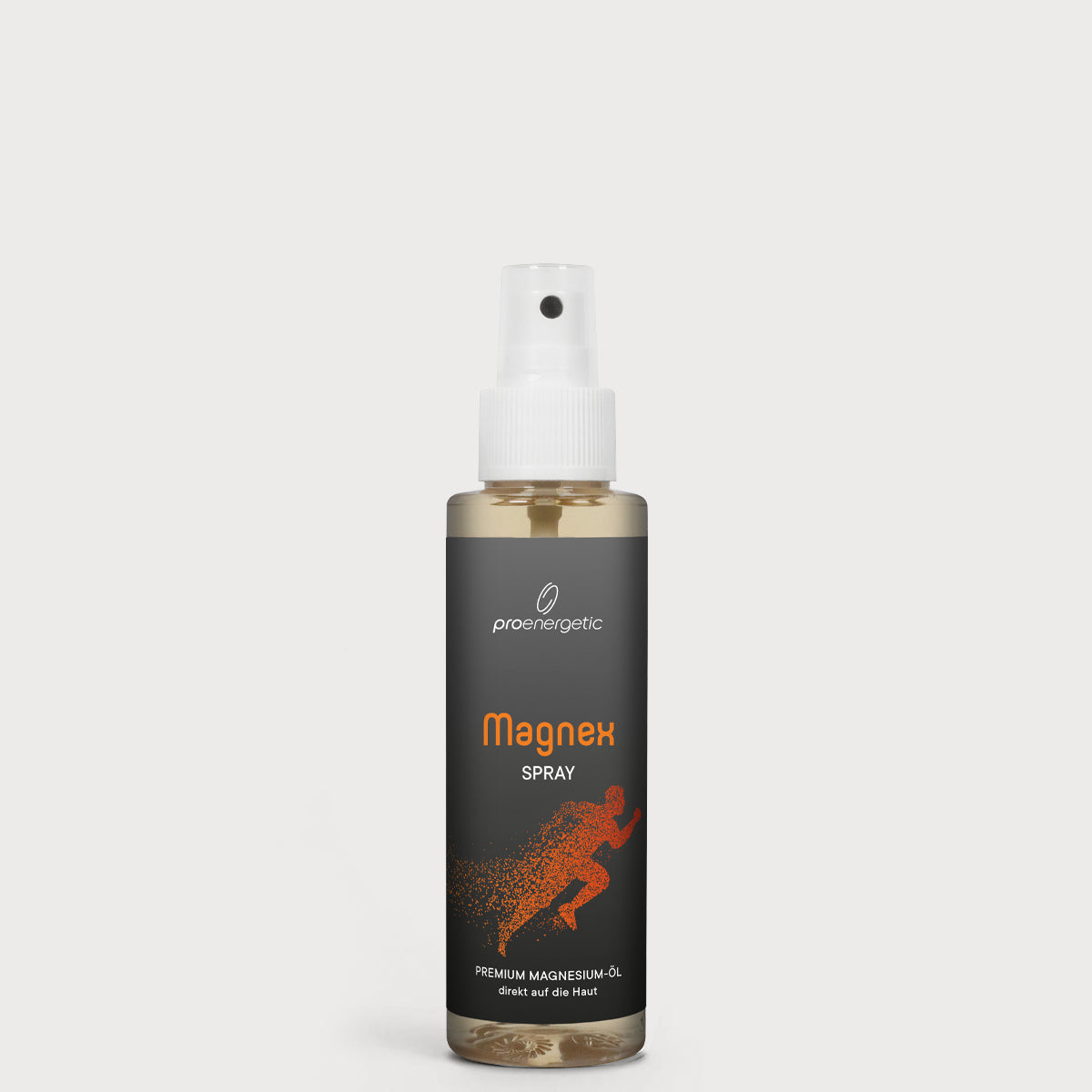 ProEnergetic Magnex Spray premium magnesium oil in a spray bottle on a clean white background.