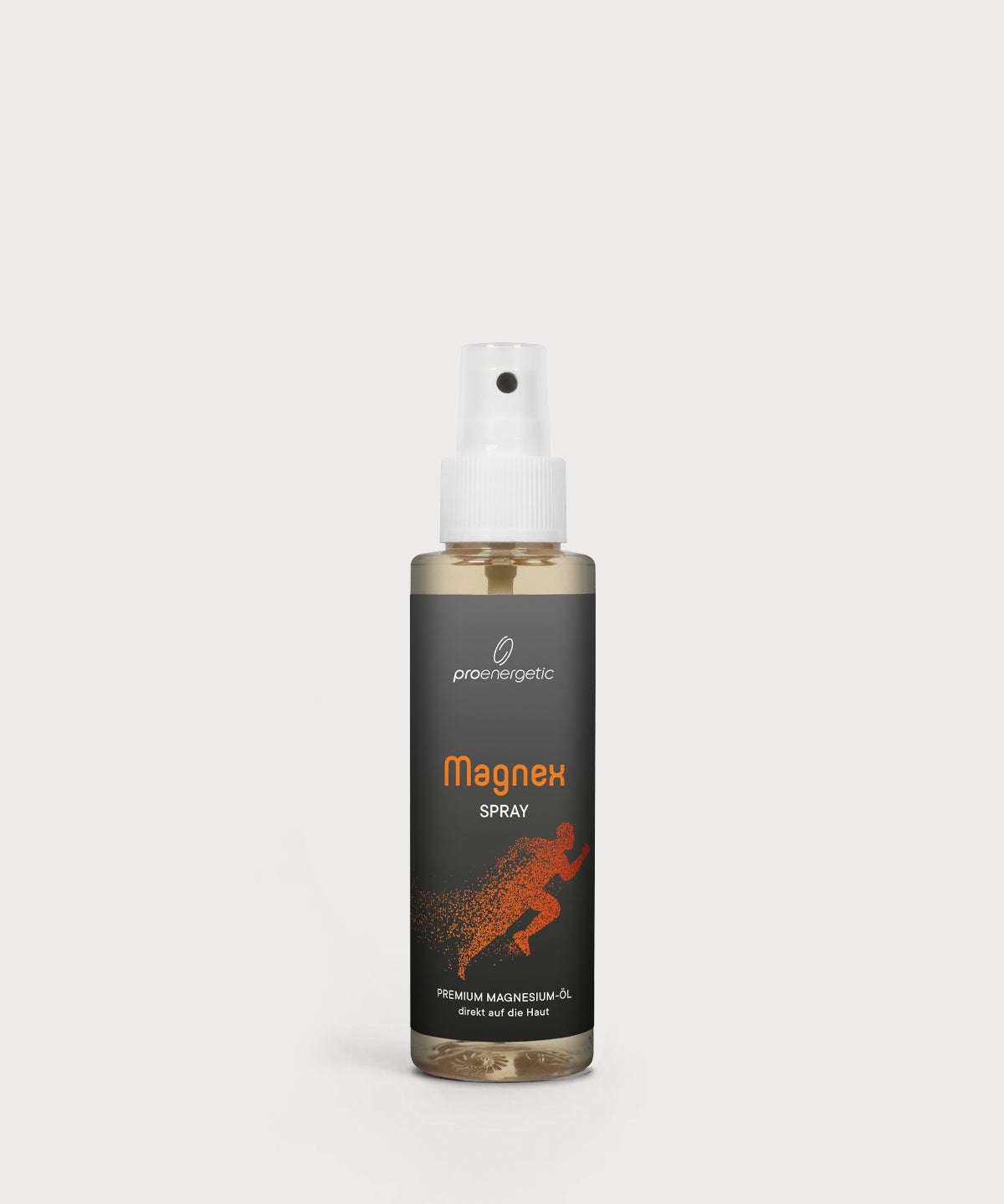 ProEnergetic Magnex Spray premium magnesium oil in a spray bottle on a clean white background.